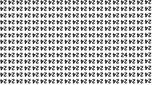 Iluzie optică virală | Doar 1 dintre 100 de oameni poate găsi numărul 24 în maximum 5 secunde