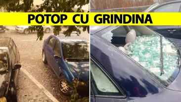 ANM, avertizare emisă luni dimineață. Potop cu grindină în România