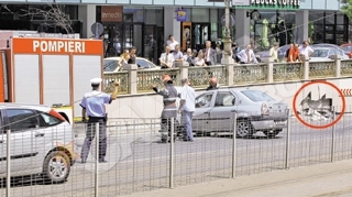 O soferita a gaurit Pasajul Victoriei