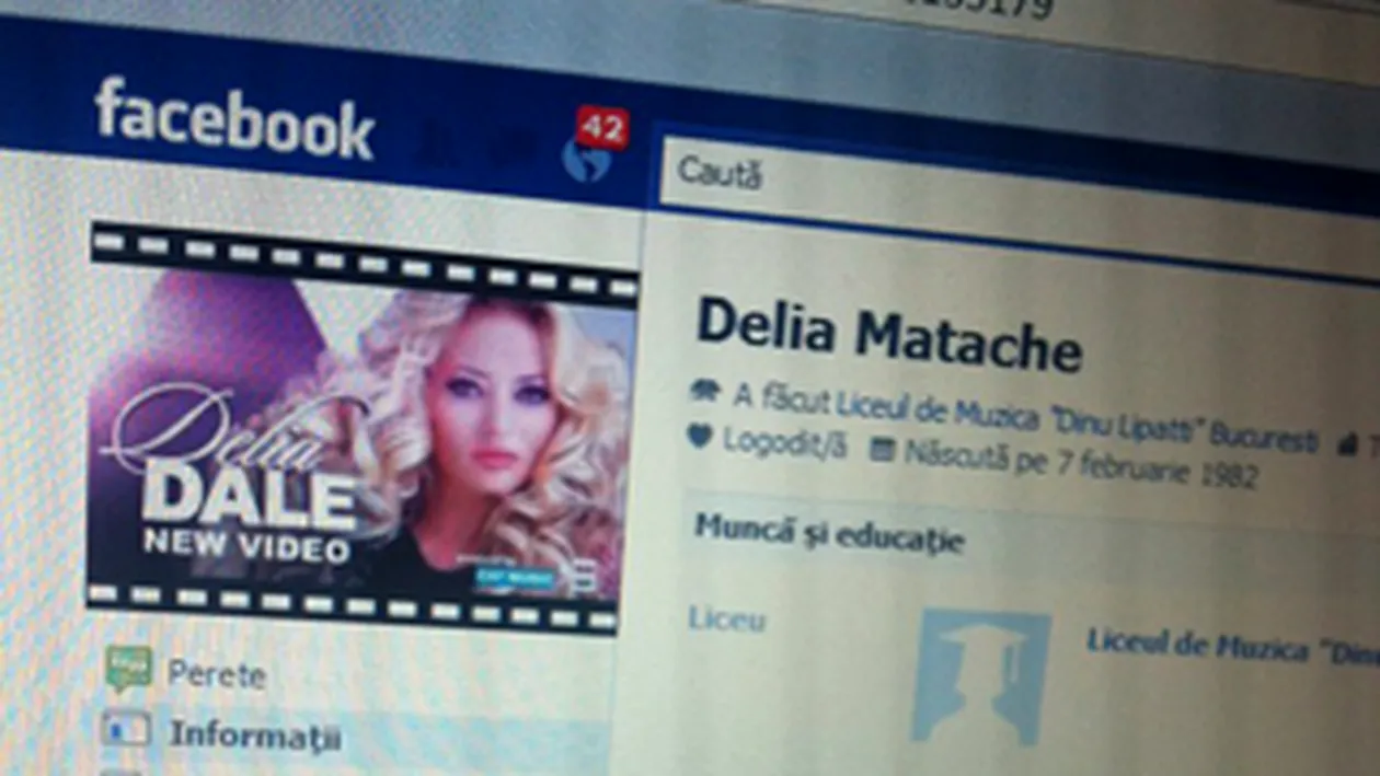 Delia Matache are din nou probleme cu pagina de Facebook! Vezi ce i s-a intamplat!