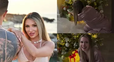 Ce cadou a primit Daria Cuflic de la iubitul ei, de Crăciun. Fosta ispită de la Insula Iubirii a filmat TOT!