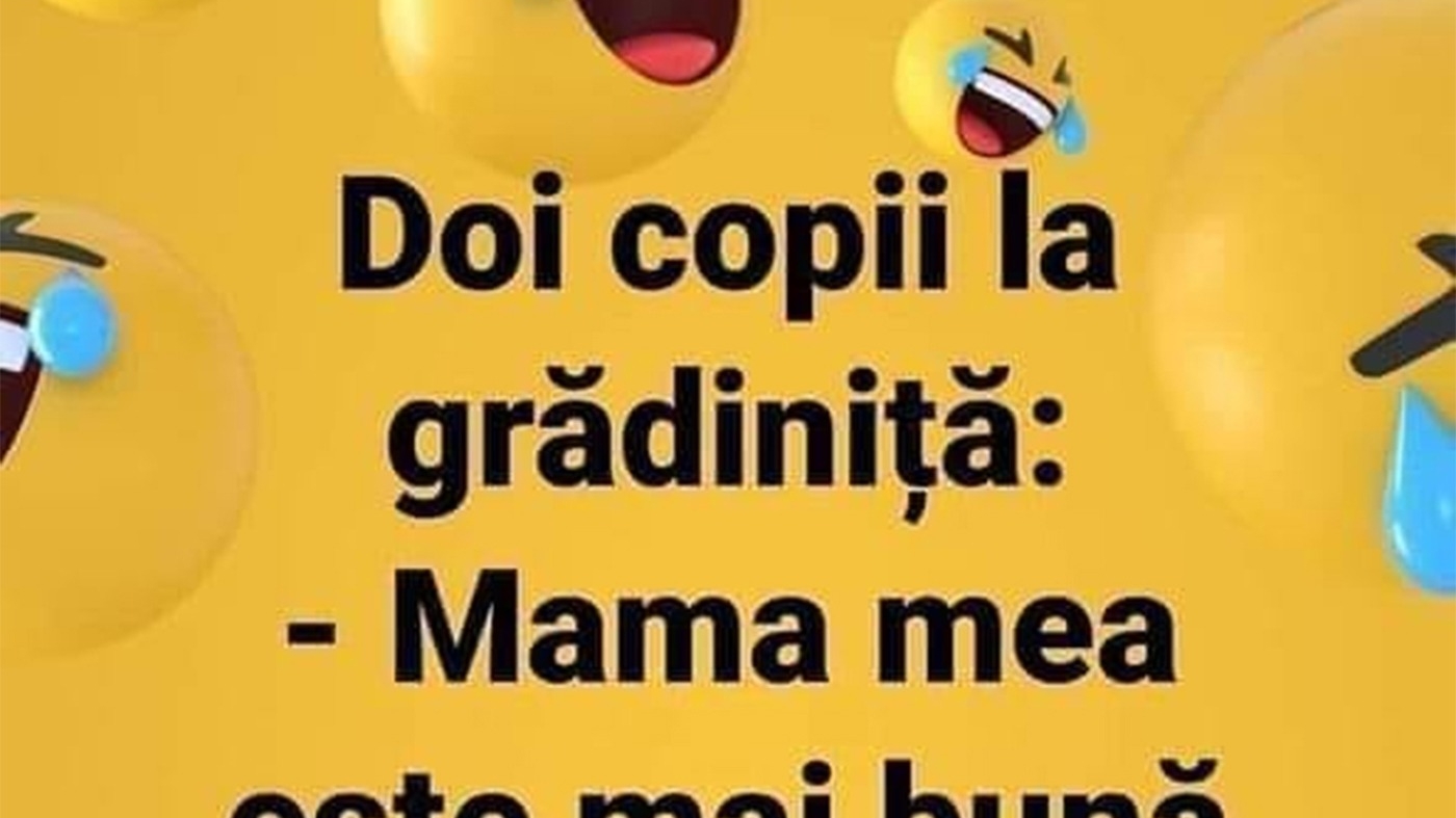 Bancul de weekend | Doi copii la grădiniță