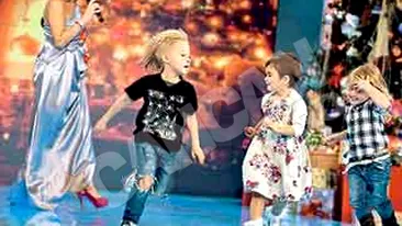 Copiii vedetelor au transformat platoul in camp de lupta! Gabi Firea a filmat in conditii extreme!