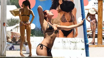 Top 20 sexy-vedete la duș pe plajă. Pe ce locuri “se bat” Cosmina Păsărin, Laurette, Raluka sau Ruby