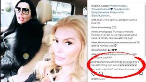 Brigitte Năstase, ”atacată” de prieteni. ”Blonda de lângă tine e travestit?”