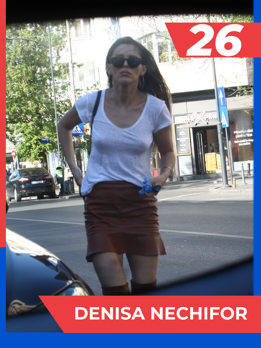 TOP 40 vedete care-și aranjează ”toate alea” în plină stradă.  Cine iese pe primul loc dintre Loredana Chivu, Andreea Bănică, Amna, Antonia sau Iulia Vântur