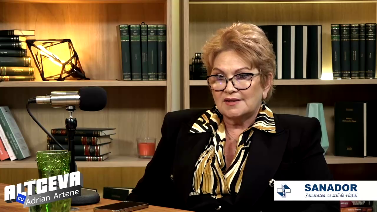 Podcastul integral, în care este invitată soprana Bianca Ionescu, este disponibil pe canalul de YouTube "Altceva cu Adrian Artene" (Foto: captură video)