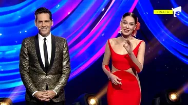 Cum au apărut Irina Fodor şi Ştefan Bănică Jr în marea finală Dancing on Ice, de la Antena 1