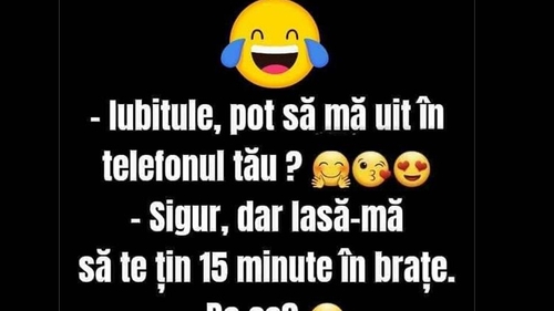 BANCUL ZILEI | "Iubitule, pot să mă uit în telefonul tău?"
