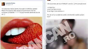 Luminita Perijoc, asaltata cu propuneri de la barbati care vor sa-i faca sex oral.  I-au spart contul si ii baga vorbe in gura