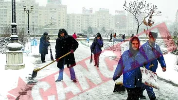 In weekend, la Bucuresti este asteptata prima ninsoare