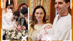 Imagini în premieră de la botezul strănepoatei Regelui Mihai