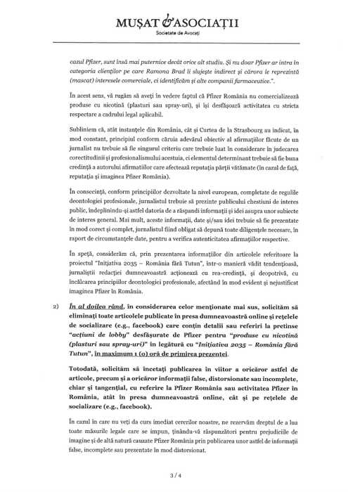 Combinația Inițiativa 2035 – România fără tutun
