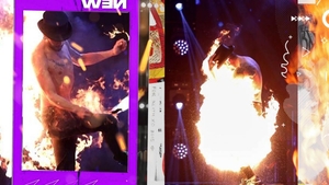 Moment șocant pe scena de la Românii au Talent. Un concurent, la un pas să ia foc în direct