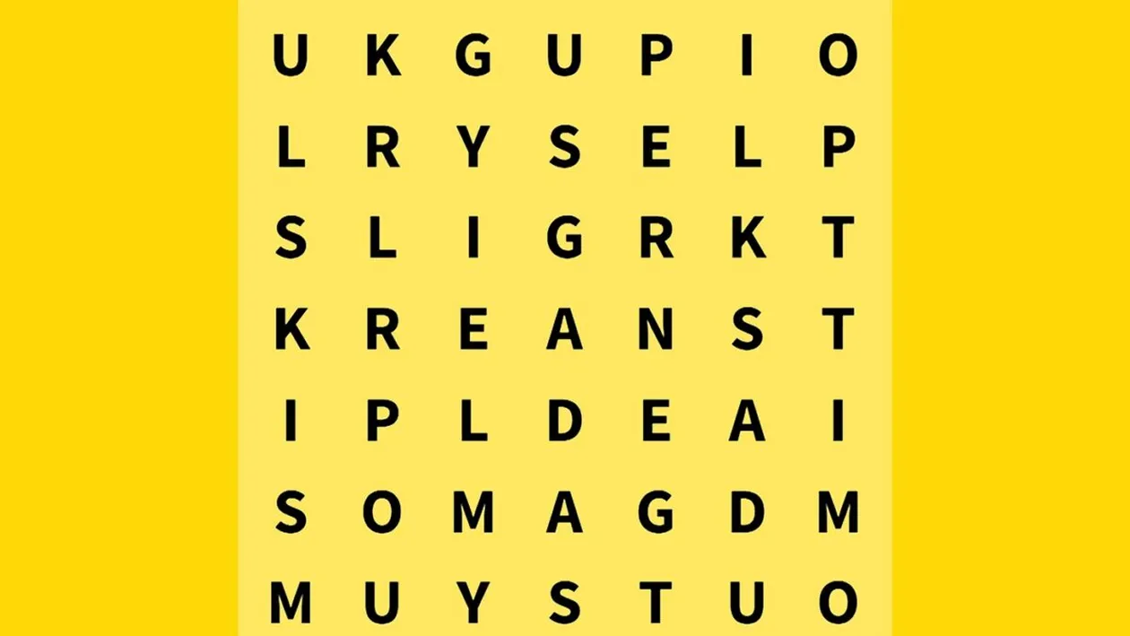 Test de inteligență | Identificați cuvântul IRIS în maximum 10 secunde!