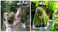 Dezastru natural. Cascada Bigăr, din Parcul Național Cheile Nerei-Beușnița, s-a prăbușit. VIDEO