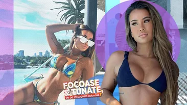 Formele voluptuoase sunt principalele atuuri ale șatenei! Samantha pozează în ipostaze extrem de sexy
