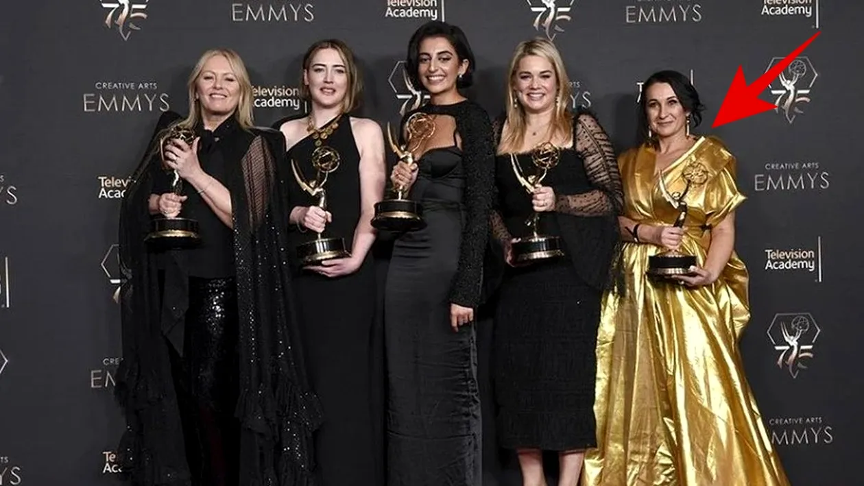 Cine este misterioasa româncă învingătoare la Premiile Emmy. Bianca a strălucit alături de cele mai mari staruri de la Hollywood