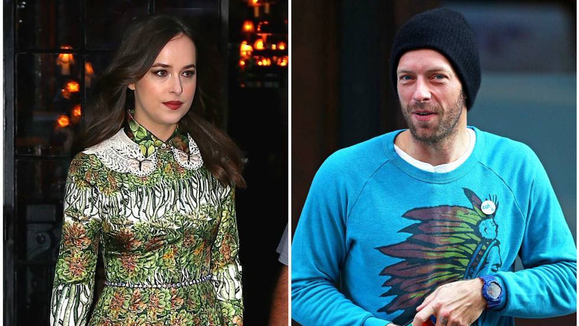 Cel mai nou cuplu de la Hollywood! Solistul trupei Coldplay se iubeşte cu protagonista din "Fifty Shades of Grey"