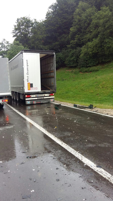 Tirul implicat în accidentul de pe DN 1 A, la Cheia