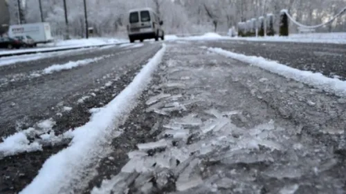 Avertisment alarmant de la meteorologi! Cod galben de polei și depuneri de gheață în 6 județe și București