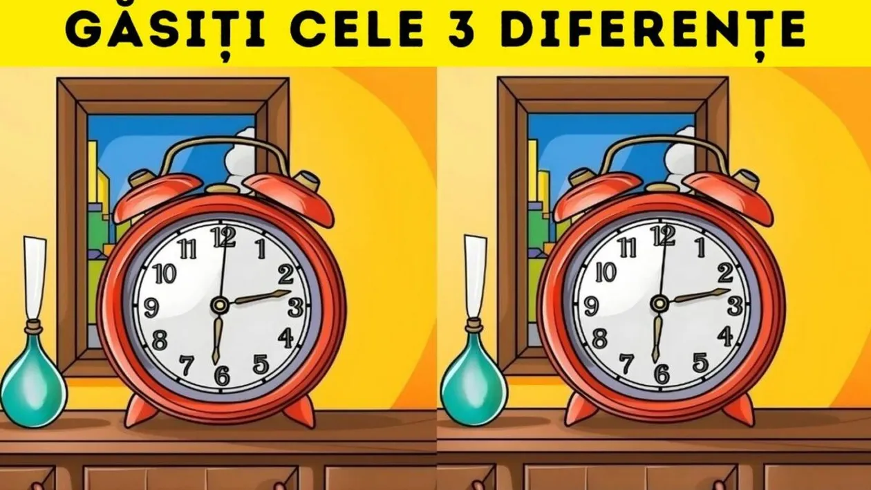 Test de perspicacitate | 3 diferențe în doar 20 de secunde. Numai geniile le găsesc!