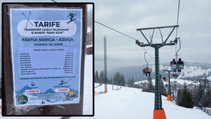 S-a deschis pârtia din Azuga. Câți lei costă o călătorie dus-întors cu telescaunul