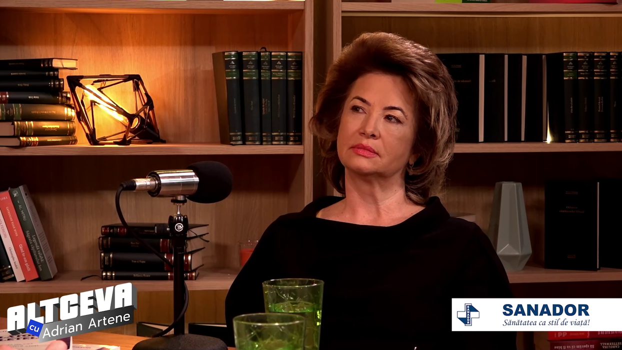 Liana Voiculescu este invitata săptămânii în podcastul "ALTCEVA cu Adrian Artene", difuzat pe canalul de YouTube dedicat (Foto: captură video)