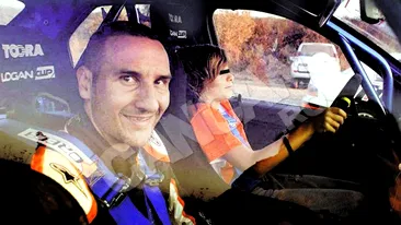 Afaceristul Dan Tatoiu continua sa socheze: Si-a lasat fiul de 12 ani sa conduca masina de raliu
