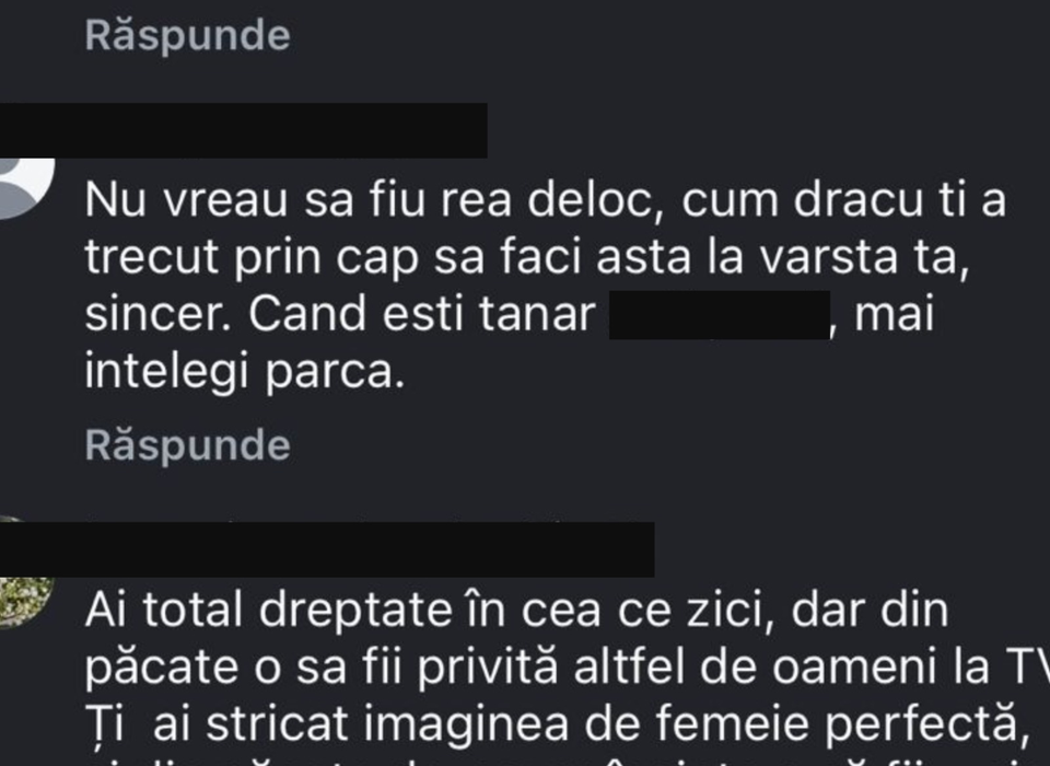 Cum a reacționat opinia publică după ce Ruxandra Luca a revenit? ”Cum ți-a trecut prin cap să faci asta la vârsta ta?”