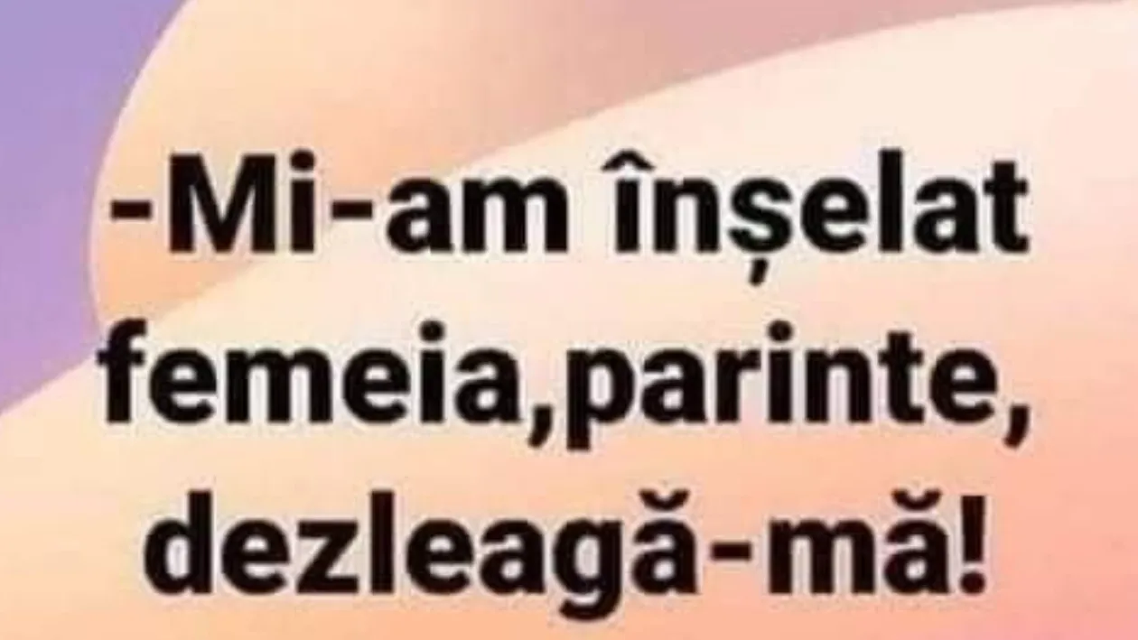 BANC | “Mi-am înșelat femeia, părinte. Dezleagă-mă”