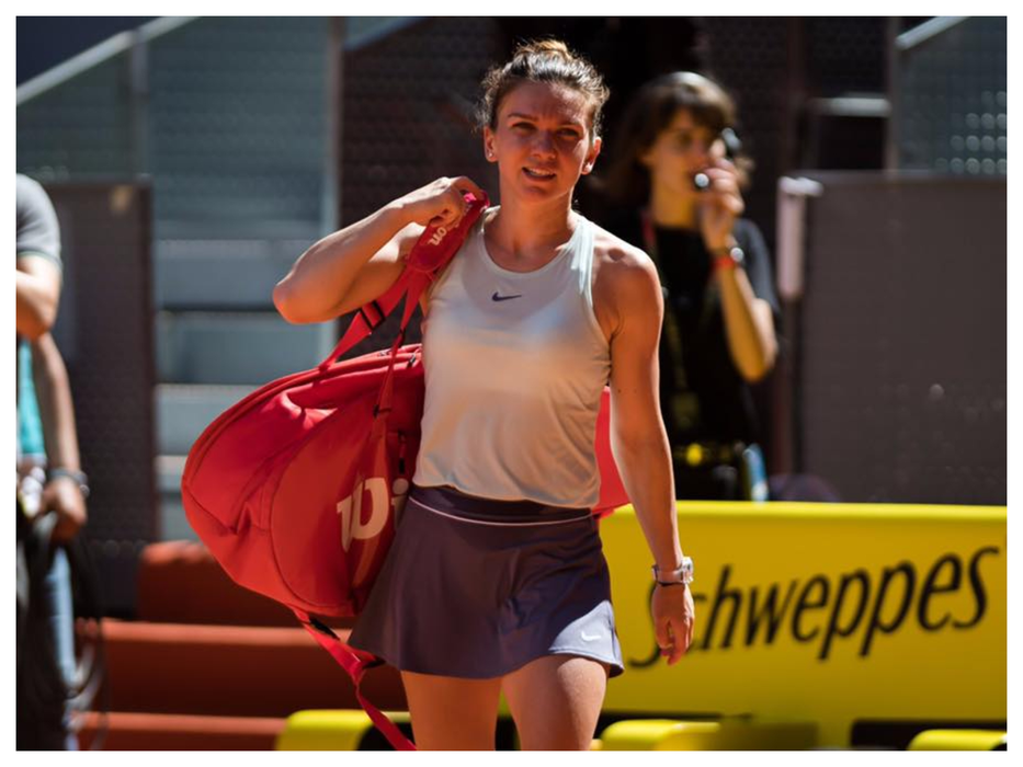 Simona Halep nu se va apropia de terenurile de tenis o perioadă lungă de acum înainte / Sursă Foto: Facebook