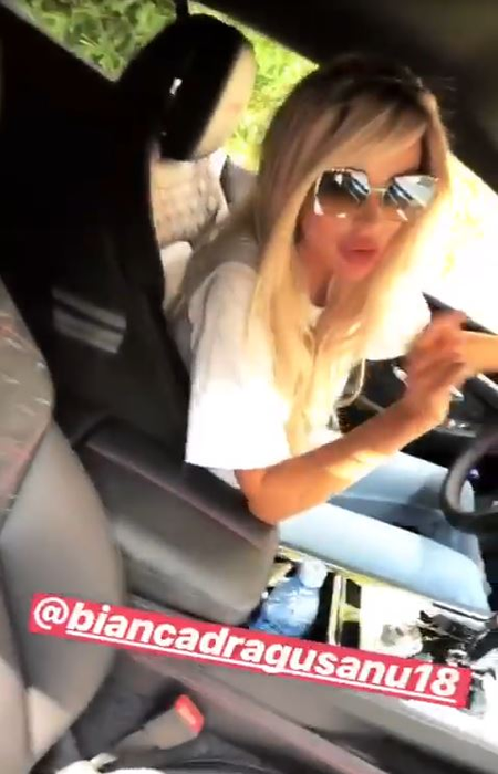 Bianca Drăgușanu, la volanul mașinii lui Joseph