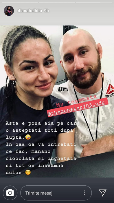 Diana Belbiţă, bătută măr la debutul în UFC. Vedeta de la Exatlon s-a pozat după loviturile puternice încasate și a spus ce face după meci