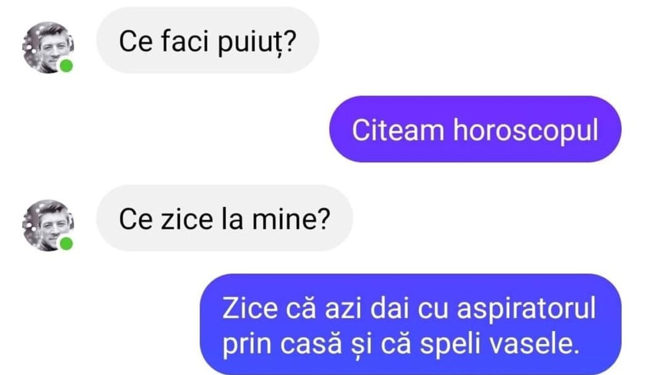 BANCUL ZILEI | "Ce zice la mine în horoscop?"