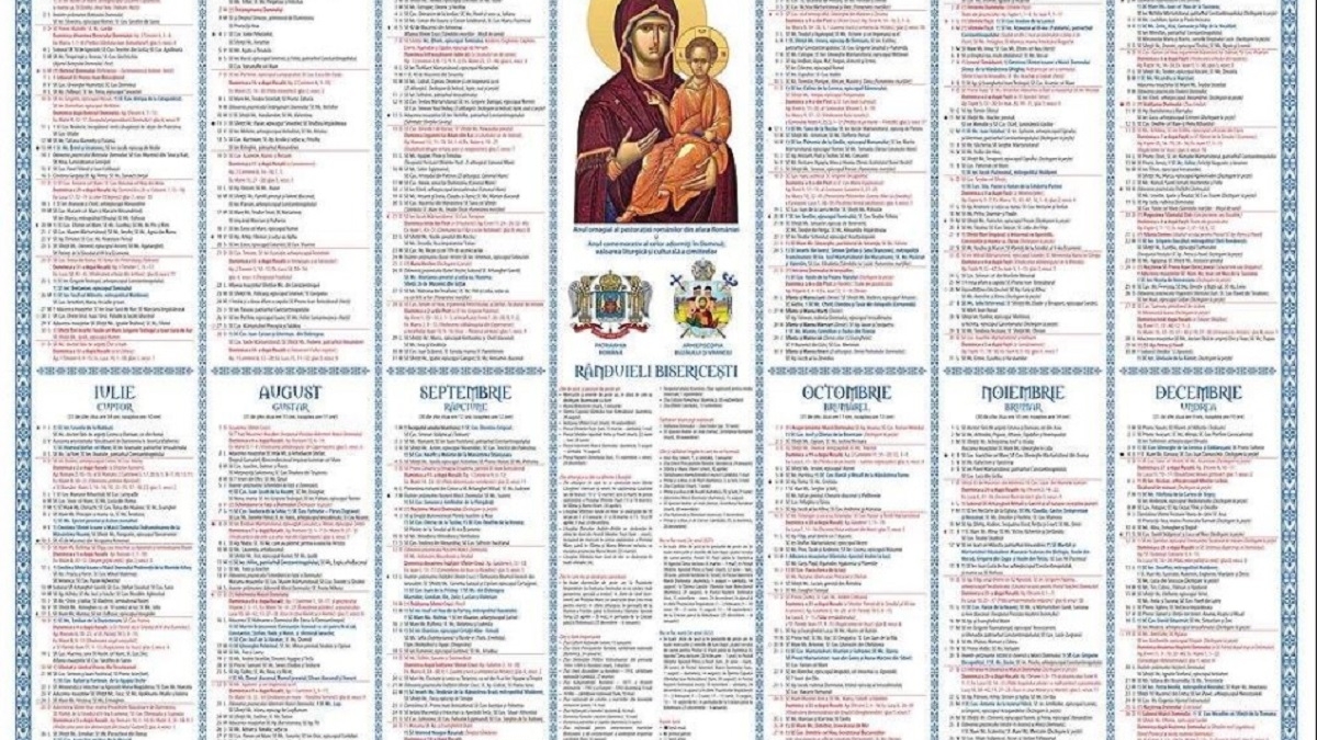 Calendar ortodox joi, 25 martie. Astăzi este Buna Vestire, sărbătoarea marcată de cruce roșie