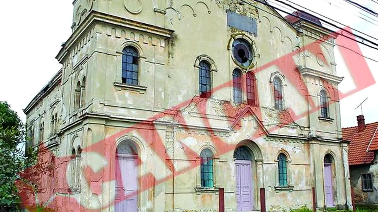 A transformat o sinagoga in centru de colectare a fierului vechi