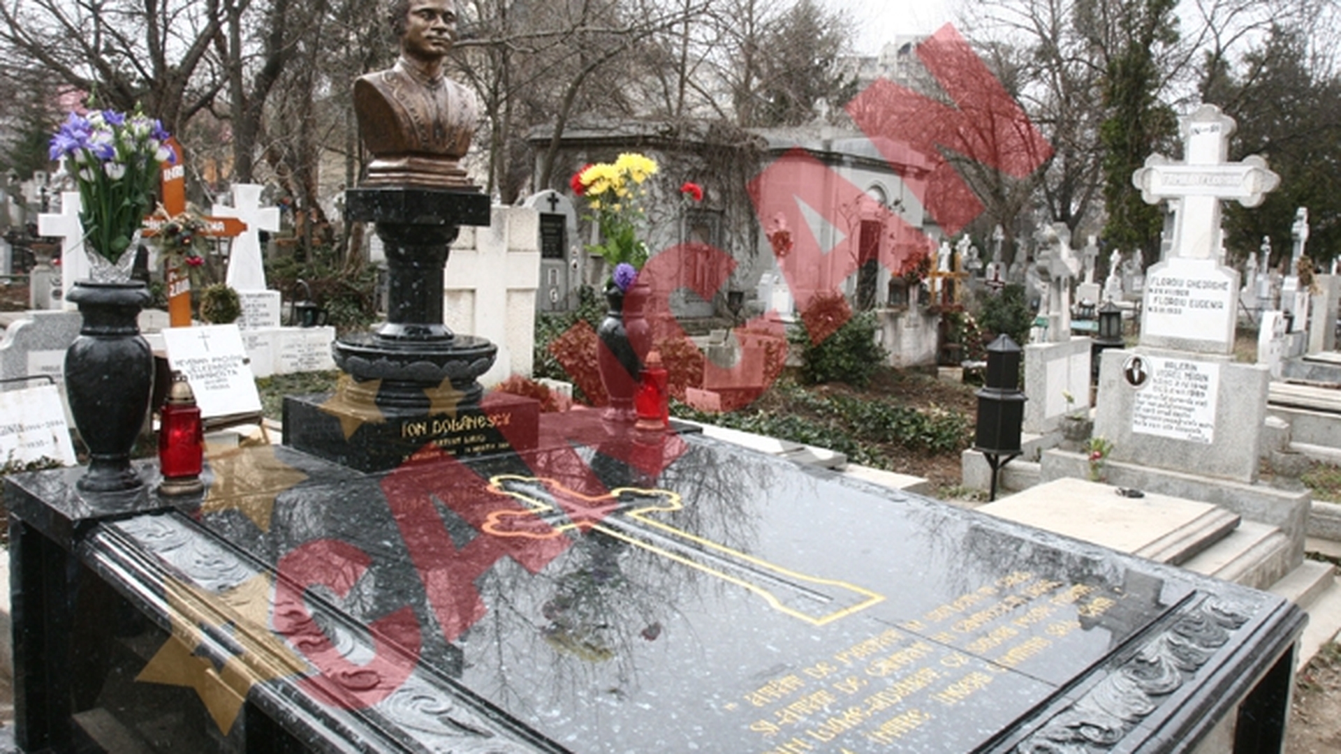 Ionut Dolanescu i-a ridicat un bust de bronz tatalui sau