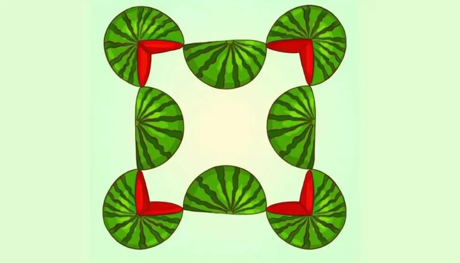 Test de inteligență: Câți pepeni se află în imagine? Sursă foto: jagranjosh.com