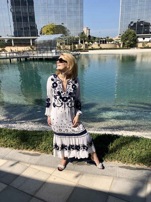 POZE EXCLUSIVE. Alessandra Stoicescu, vacanță de lux în Dubai împreună cu fiica și soțul său