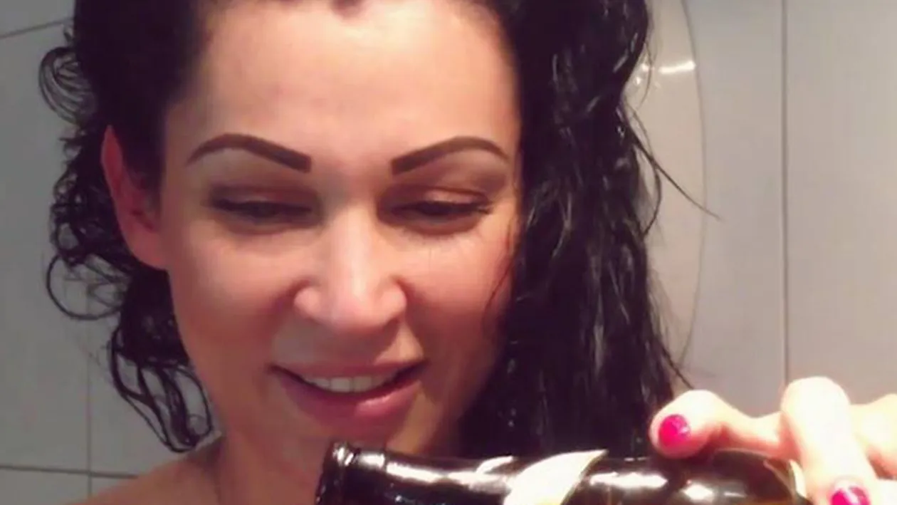 NICOLETA LUCIU şi-a turnat bere în cap! Ce a ieşit