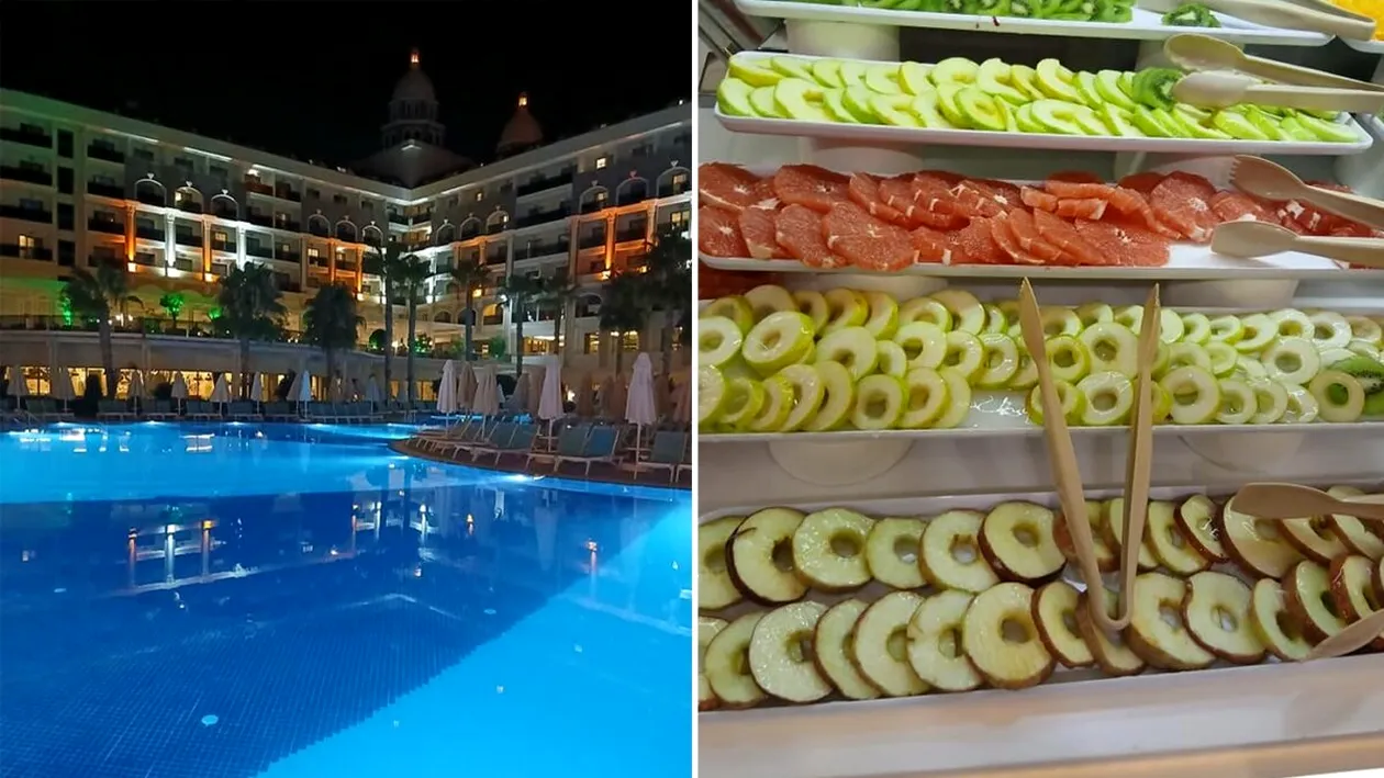 Ce a primit să mănânce un turist român, la ultra all-inclusive, într-un hotel 5* din Turcia