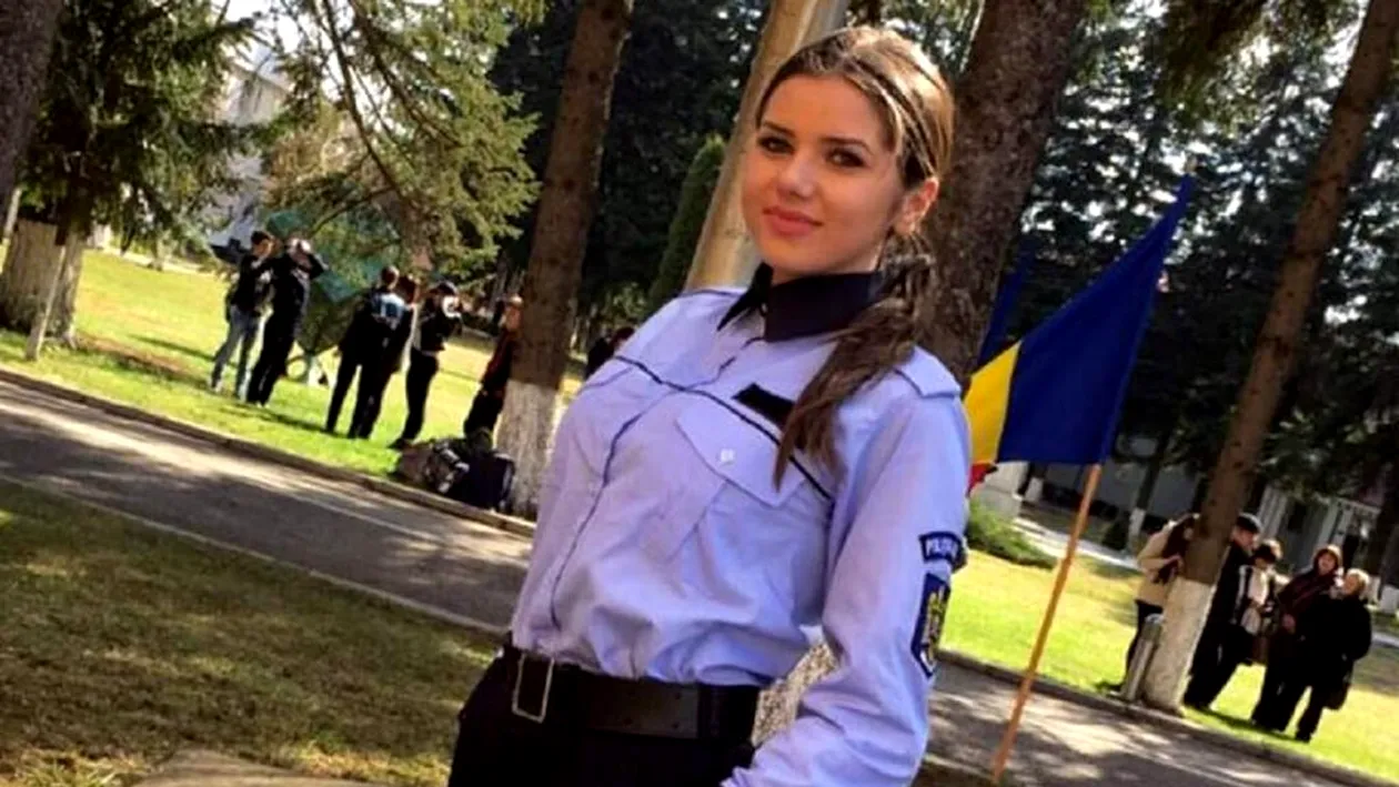 Ea este cea mai sexy polițistă din România! Cătălina a câștigat Miss Şcoala de Agenţi Vasile Lascăr
