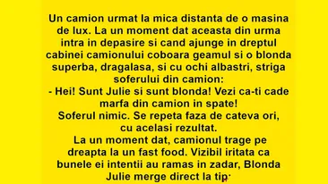BANCUL ZILEI | Hei, sunt Jolie și sunt blondă!