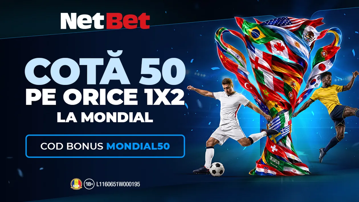 (P) Cota 50 la orice pariu 1X2 pe Mondial