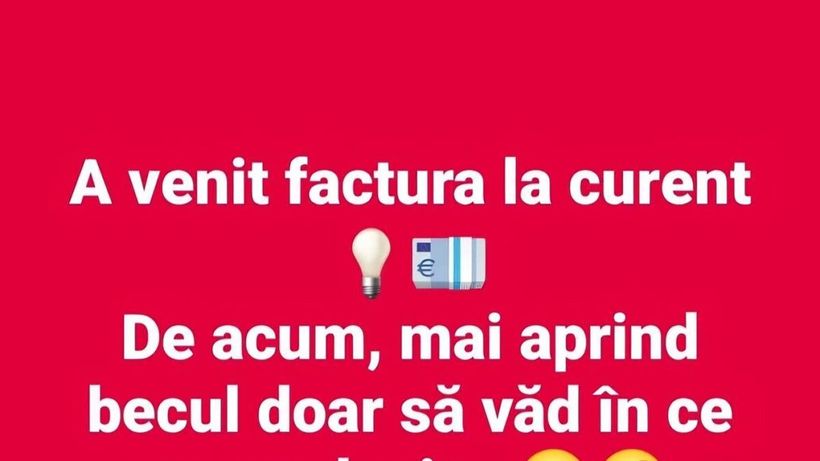 BANCUL ZILEI | A venit factura la curent