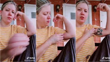 O mămică și-a tatuat un desen pe care a crezut că l-a făcut fiul ei. Ulterior, a aflat că, de fapt, nu el l-a realizat | VIDEO