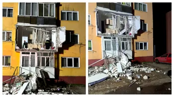 Explozie într-un bloc din Bihor! O femeie a fost proiectată afară din locuința ei. Detalii de ultimă oră