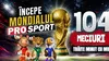 CM 2026 Începe Mondialul ProSport! 104 meciuri trăite minut cu minut și analizate de fotbaliști și antrenori de top, 44 de zile cu materiale de colecție, eroi și povești de neuitat într-o experiență integrată unică pe piața media din România!