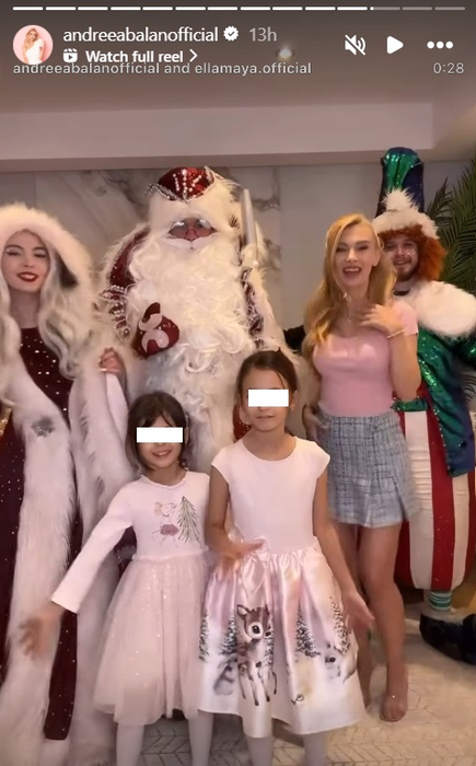 Andreea Bălan a sărbătorit Crăciunul în familie / Foto: Captură Video Instagram